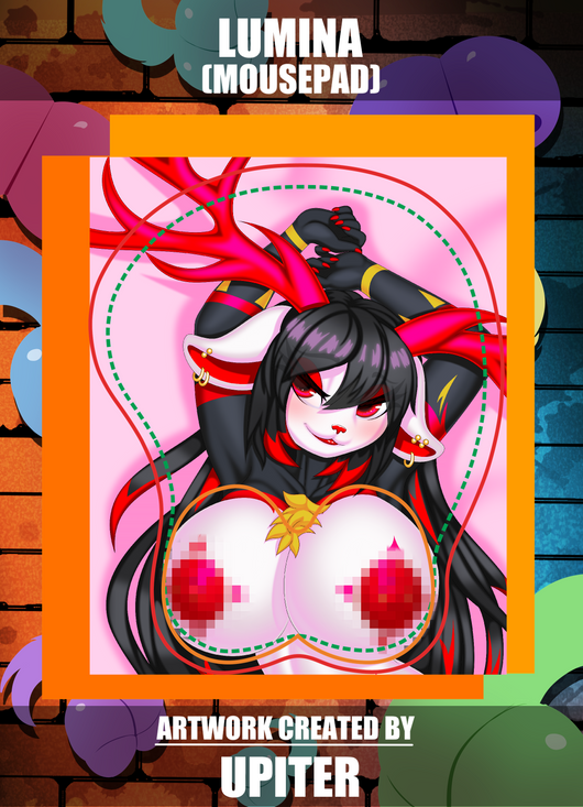 Lumina's Bust Mousepad by UP1TER
