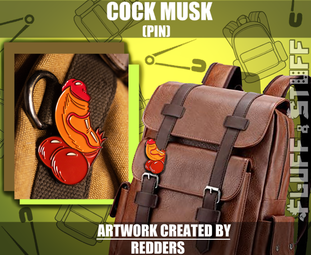 Cock Musk Pin by Redders
