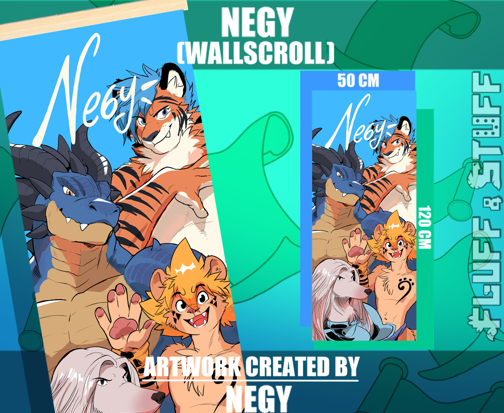 Negy Wall Scroll by Negy