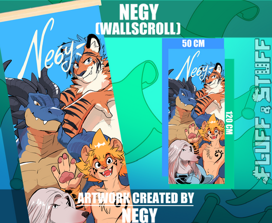 Negy Wall Scroll by Negy